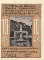 Német Birodalom / Weimari Köztársaság / Neusterlitz 1922. 10Pf + 25Pf + 50Pf 3 klf db, teljes sor T:...