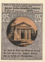 Német Birodalom / Weimari Köztársaság / Neusterlitz 1922. 10Pf + 25Pf + 50Pf 3 klf db, teljes sor T:...