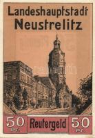 Német Birodalom / Weimari Köztársaság / Neusterlitz 1922. 10Pf + 25Pf + 50Pf 3 klf db, teljes sor T:...