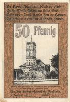 Német Birodalom / Weimari Köztársaság / Neusterlitz 1922. 10Pf + 25Pf + 50Pf 3 klf db, teljes sor T:...