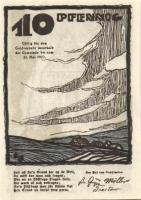 Német Birodalom / Weimari Köztársaság / Neukloster 1922. 10Pf + 25Pf + 50Pf 3 klf db, teljes sor T:I...