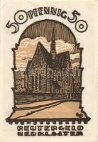 Német Birodalom / Weimari Köztársaság / Neukloster 1922. 10Pf + 25Pf + 50Pf 3 klf db, teljes sor T:I...