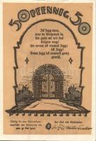 Német Birodalom / Weimari Köztársaság / Neukloster 1922. 10Pf + 25Pf + 50Pf 3 klf db, teljes sor T:I...