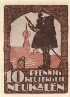 Német Birodalom / Weimari Köztársaság / Neukalen 1922. 10Pf + 25Pf + 50Pf 3 klf db, teljes sor T:I