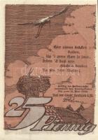 Német Birodalom / Weimari Köztársaság / Neukalen 1922. 10Pf + 25Pf + 50Pf 3 klf db, teljes sor T:I