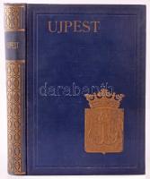 Dr. Ugró Gyula: Újpest. 1831-1930. Sajtó alá rendezte: Dr. Ladányi Miksa. Magyar Városok Monográfiája XI. Bp.,1932, Magyar Városok Monográfiája, 532 p.+9 t. Fekete-fehér fotókkal illusztrálva. Kiadói aranyozott dombornyomott egészvászon-kötés, festett felső lapélekkel, jó állapotban.