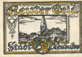 Német Birodalom / Weimari Köztársaság / Neubukow 1922. 10Pf + 25Pf + 50Pf 3 klf db, teljes sor T:I