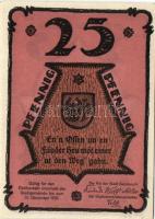 Német Birodalom / Weimari Köztársaság / Gadebusch 1922. 10Pf + 25Pf + 50Pf 3 klf db, teljes sor T:I