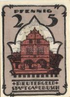 Német Birodalom / Weimari Köztársaság / Gadebusch 1922. 10Pf + 25Pf + 50Pf 3 klf db, teljes sor T:I