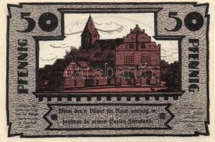 Német Birodalom / Weimari Köztársaság / Gadebusch 1922. 10Pf + 25Pf + 50Pf 3 klf db, teljes sor T:I