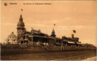 Oostende, Ostende; Les tribunes de l'Hippodrome Wellington / hippodrome, horse racecourse