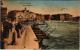 1906 Stockholm, Blasieholmshamnen / port, harbour