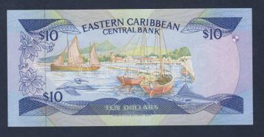 Kelet-Karibi Államok 1985-93. 10$ "L" T:I
