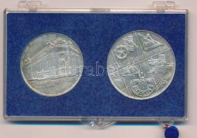 1974. 50Ft Ag "50 éves a Magyar Nemzeti Bank" + 100Ft Ag "50 éves a Magyar Nemzeti Ba...