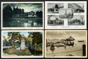 Kb. 100 db RÉGI történelmi magyar város képeslap vegyes minőségben / Cca. 100 pre-1945 historical Hungarian town-view postcards in mixed quality