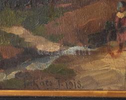 Tibai Takács Jenő (1876-1943) : Tabáni utcarészlet, 1918
olaj, karton,jelzett, 1918, 40,5*48,5 cm K...