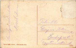 Siófok, fürdőzők a Balatonban. Weisz Lipót kiadása (Rb)