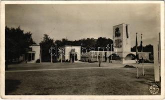 1942 Budapest XIV. Budapesti Nemzetközi Vásár Háborús Vásár a Városligetben, Egység Fegyelem Munka Győzelem, Deutsches Reich pavilonok + So. Stpl (fl)