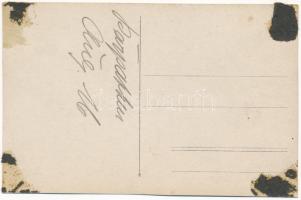 1916 Petrosul, Karpathen / osztrák-magyar katonák / WWI K.u.K. military, soldiers. photo (vágott / c...