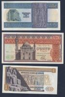 Egyiptom 1977-78. 1Ł, 5Ł, 10Ł T:I,II+
