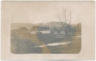 1916 Lemhény, Lemnia; látkép télen / general view in winter. photo (fl)