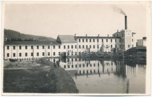 Zernest, Zernyest, Zarnesti; Fabrica de Hartie / Papírgyár / paper mill, paper factory. Atelierul Fotoblitz photo (EB)