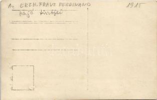 SMS Erzherzog Franz Ferdinand az Osztrák-Magyar Haditengerészet Radetzky-osztályú csatahajó díszterm...