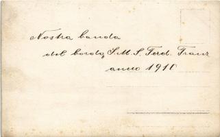 1910 SMS Erzherzog Franz Ferdinand az Osztrák-Magyar Haditengerészet Radetzky-osztályú csatahajó zen...