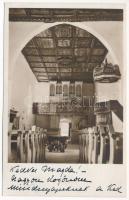 1938 Zabola, Zabala; Biserica Reformata / Református templom, belső / Calvinist church, interior