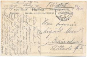 1915 Nagyszeben, Hermannstadt, Sibiu; Atak Seklerów, Piechota saska / A székelyek támadása, szász gy...