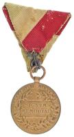 1898. "Jubileumi Emlékérem a Fegyveres Erő Számára / Signum memoriae (AVSTR)" bronz kitünt...