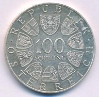 Ausztria 1975. 100Sch Ag "150 éve született ifj. Johann Strauss" T:AU 
ustria 1975. 100 S...