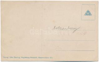 Szelindek, Stolzenburg, Slimnic; Die Batterie kauft Getreide / Gabonát vásárló német katonák. Otto E...