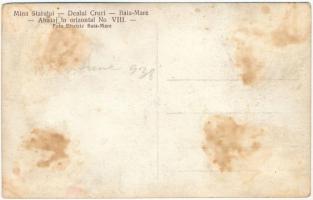 Nagybánya, Baia Mare; Mina Statului, Dealul Crucii. Abataj in orizontal No. VIII. / Kereszthegyi ara...