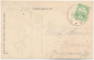 1911 Bázna, Báznafürdő, Felsőbajom, Bad Baassen, Baiumul de Sus; Nemzeti szálloda. Fritz Guggenberge...