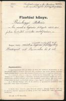 1926-1934 Bánhegyi István m. kir. vasúti és hajózási felügyelő, 1932-től miniszteri osztálytanácsos ...