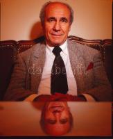 Ács Irén (1924-2015): Híres emberekről készült portrék, 9 db színes diapozitív, 6x6 cm körül