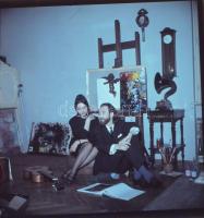 Ács Irén (1924-2015): Híres emberekről készült portrék, 9 db színes diapozitív, 6x6 cm körül