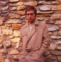 Ács Irén (1924-2015): Híres emberekről készült portrék, 9 db színes diapozitív, 6x6 cm körül