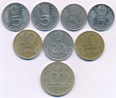 1978-1989. 5Ft (4xklf) + 1985-1986. 10Ft (2xklf) + 1983. 20Ft + 1996. 100Ft T:AU-VF karc