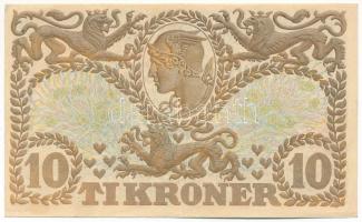 Dánia 1943. 10K "H" sorozatjel "Svendsen - Pugh" T:F szép papír Denmark 1943. 10...