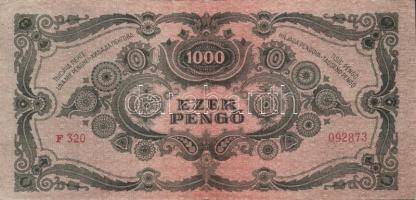 Kis magyar korona, pengő tétel 7db 1920-45-ig, benne egyes példányok erős papírráncokkal, látványos ...