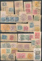 48 db BUDAPEST bélyegzés krajcáros bélyegeken A/4 berakólapon