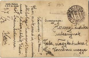 1917 SMS Radetzky az Osztrák-Magyar Haditengerészet Radetzky-osztályú csatahajó matrózai / K.u.K. Kr...