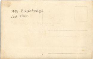 ~1910 SMS Radetzky az Osztrák-Magyar Haditengerészet Radetzky-osztályú csatahajó matrózai fedélzeti ...