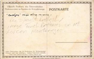 Beschießung der französisch-montenegrinischen Festung Lovcen durch SMS Radetzky (Linienschiffe). K.u...