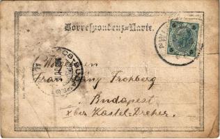 1903 Wien, Vienna, Bécs; Erste Brünner Maschinenfabrik Gesellschaft, Kraftwerk Simmering (?) / machi...