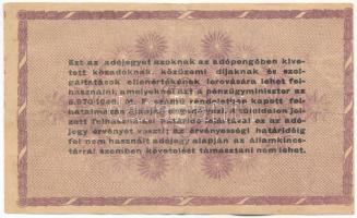 1946. 100.000AP eltolódott nyomat, vízjeles papíron, sorszámmal T:F