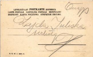 Children art postcard. B.K.W.I. 2602-6. litho