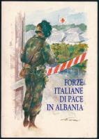 1997 Forze italiane di pace in Albania / Olasz békefenntartó erők Albániában alkalmi telefonkártya, dísztokban